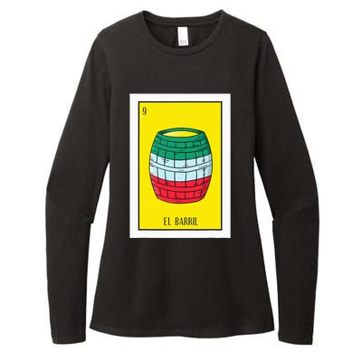 El Barril Lottery Gift The Barrell Card Mexican Lottery Womens CVC Long Sleeve Shirt