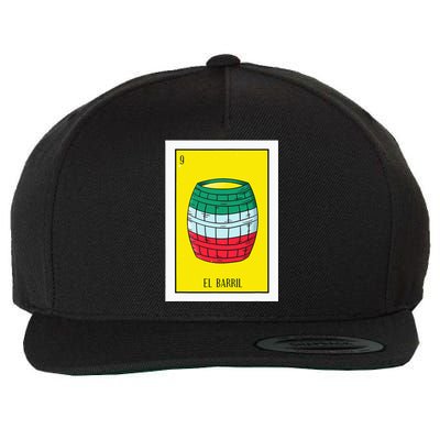 El Barril Lottery Gift The Barrell Card Mexican Lottery Wool Snapback Cap