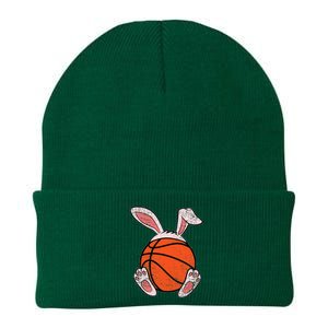 Easter Basketball Lover Bunny Ears Ball Cute Rabbit Sport Knit Cap Winter Beanie