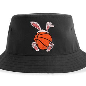 Easter Basketball Lover Bunny Ears Ball Cute Rabbit Sport Sustainable Bucket Hat