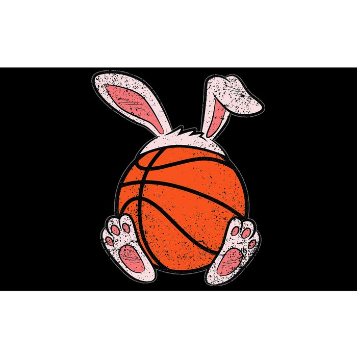 Easter Basketball Lover Bunny Ears Ball Cute Rabbit Sport Bumper Sticker