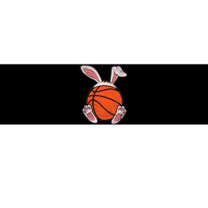 Easter Basketball Lover Bunny Ears Ball Cute Rabbit Sport Bumper Sticker