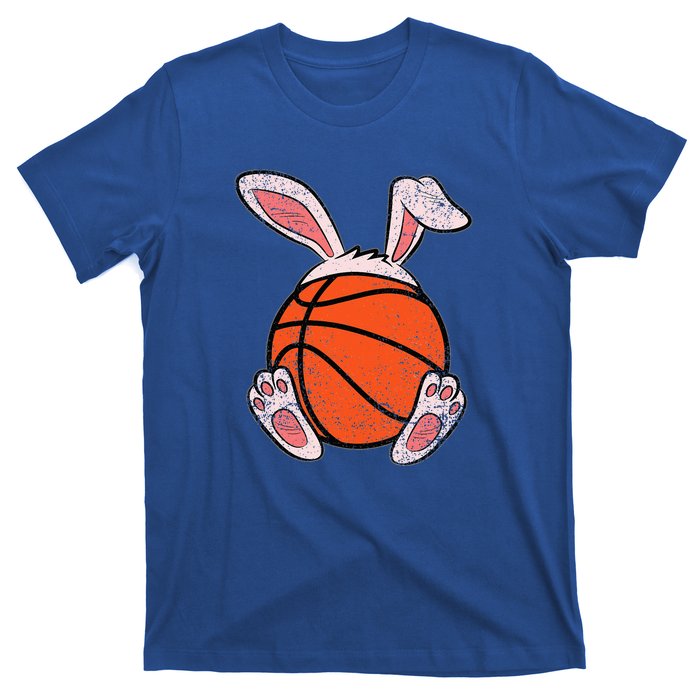 Easter Basketball Lover Bunny Ears Ball Cute Rabbit Sport T-Shirt