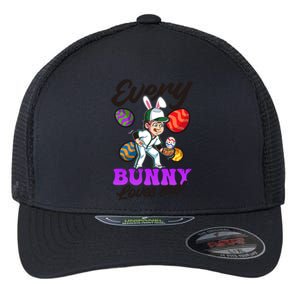 Every Bunny Loves Me Design Easter Baseball Gift Flexfit Unipanel Trucker Cap