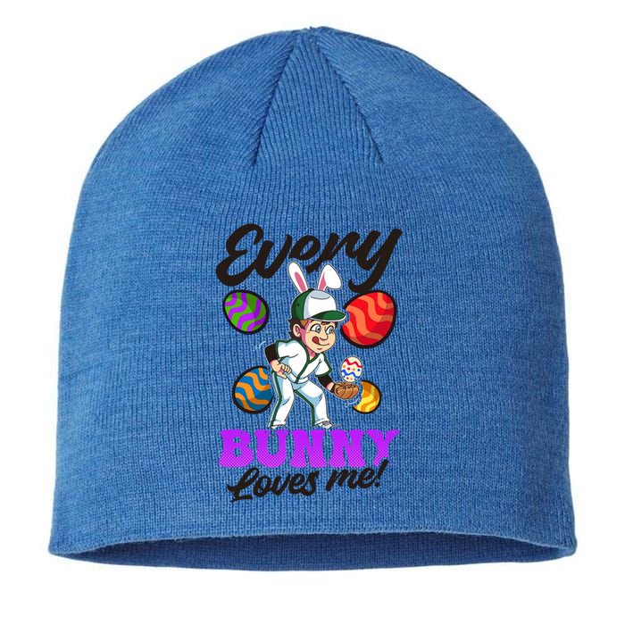 Every Bunny Loves Me Design Easter Baseball Gift Sustainable Beanie