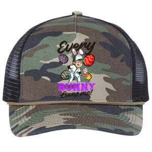 Every Bunny Loves Me Design Easter Baseball Gift Retro Rope Trucker Hat Cap