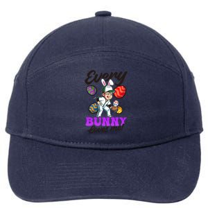 Every Bunny Loves Me Design Easter Baseball Gift 7-Panel Snapback Hat