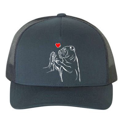 English Bulldog Love Cute Bully Dog Mom Funny Gift Yupoong Adult 5-Panel Trucker Hat