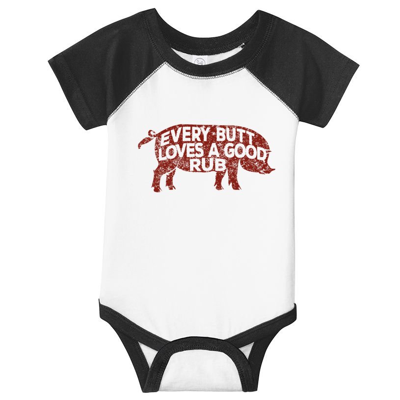 Every Butt Loves A Good Rub Meat Smoking Bbq Infant Baby Jersey Bodysuit