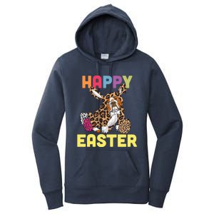 Easter Bunny Leopard Bulldog Palm Sunday Cool Gift Women's Pullover Hoodie