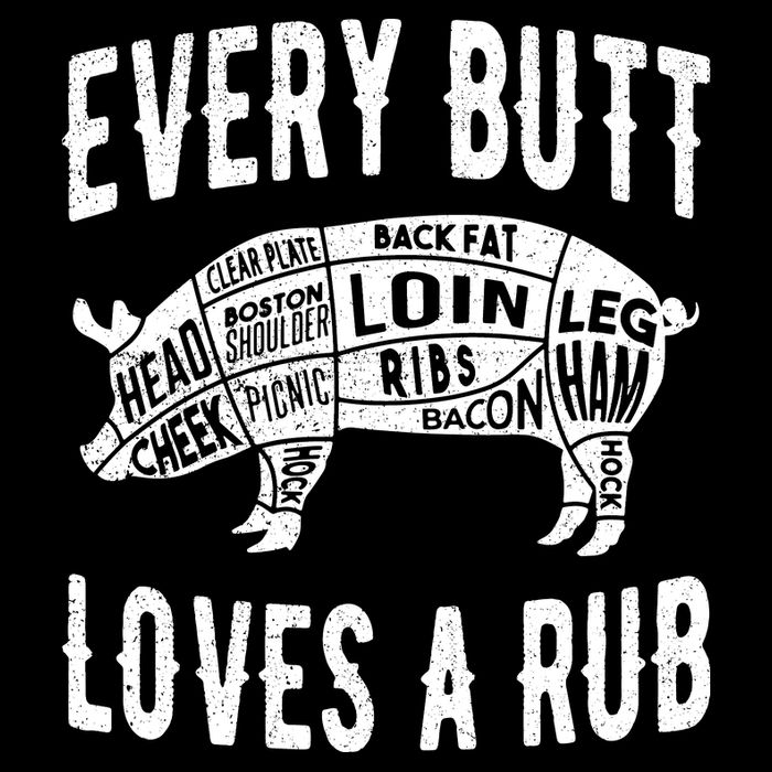 Every Butt Loves A Rub Funny BBQ Meat Smoker Barbecue Impact Tech Backpack