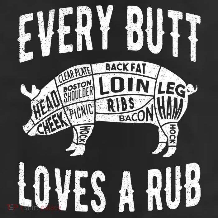 Every Butt Loves A Rub Funny BBQ Meat Smoker Barbecue Beanie