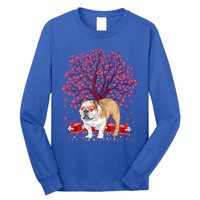 English Bulldog Lover Funny English Bulldog Valentine's Day Gift Long Sleeve Shirt