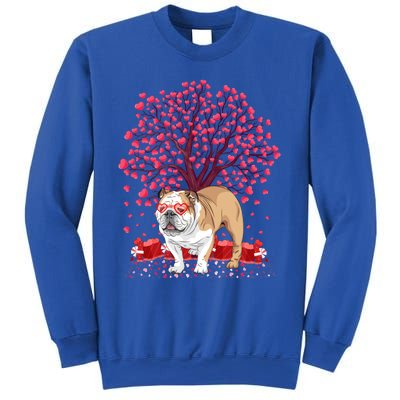 English Bulldog Lover Funny English Bulldog Valentine's Day Gift Sweatshirt