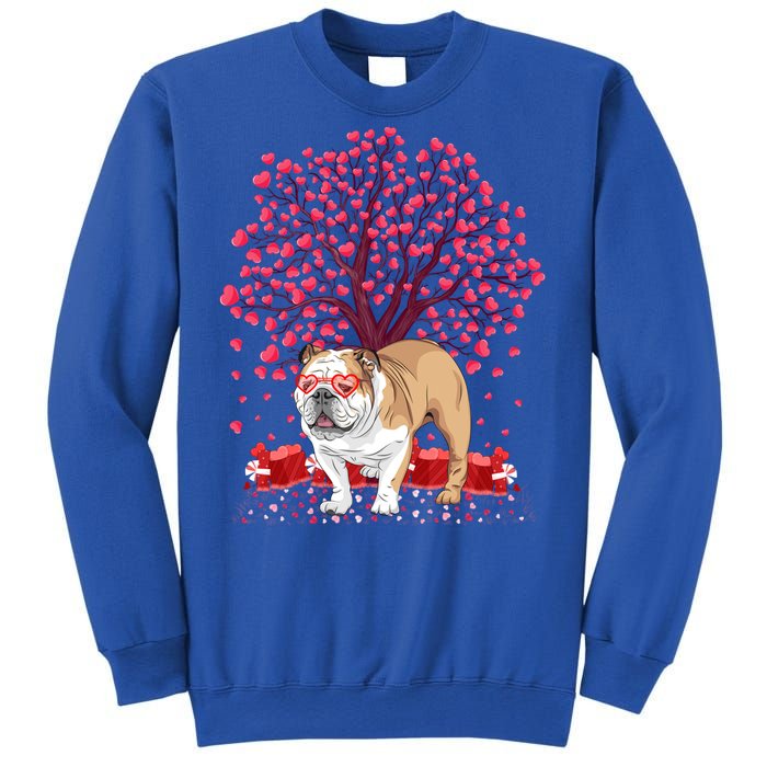 English Bulldog Lover Funny English Bulldog Valentine's Day Gift Sweatshirt