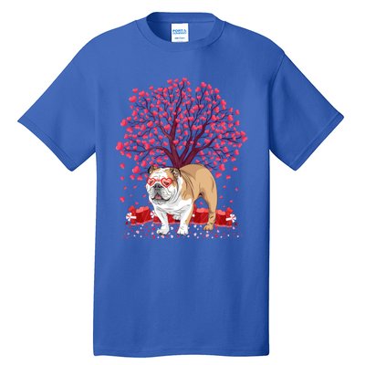 English Bulldog Lover Funny English Bulldog Valentine's Day Gift Tall T-Shirt