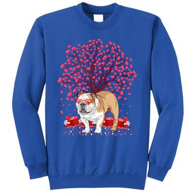 English Bulldog Lover Funny English Bulldog Valentine's Day Gift Tall Sweatshirt