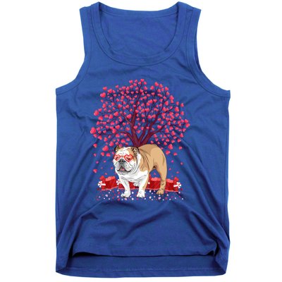 English Bulldog Lover Funny English Bulldog Valentine's Day Gift Tank Top