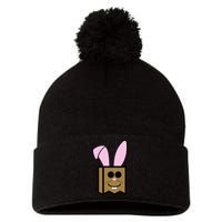 Easter bunny Mr. Mod take over 888 Pom Pom 12in Knit Beanie