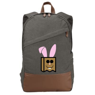 Easter bunny Mr. Mod take over 888 Cotton Canvas Backpack