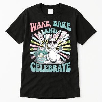 Easter Bunny Marijuana Cannabis Stoned 420 Weed Happy 420 Tall T-Shirt