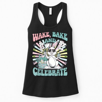 Easter Bunny Marijuana Cannabis Stoned 420 Weed Happy 420 Womens Tank Top