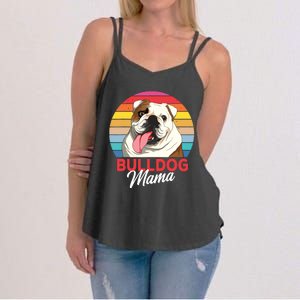 English Bulldog Mama Mom Women Women's Strappy Tank