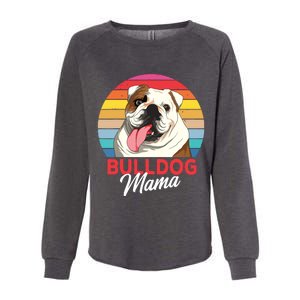 English Bulldog Mama Mom Women Womens California Wash Sweatshirt