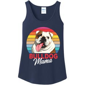 English Bulldog Mama Mom Women Ladies Essential Tank