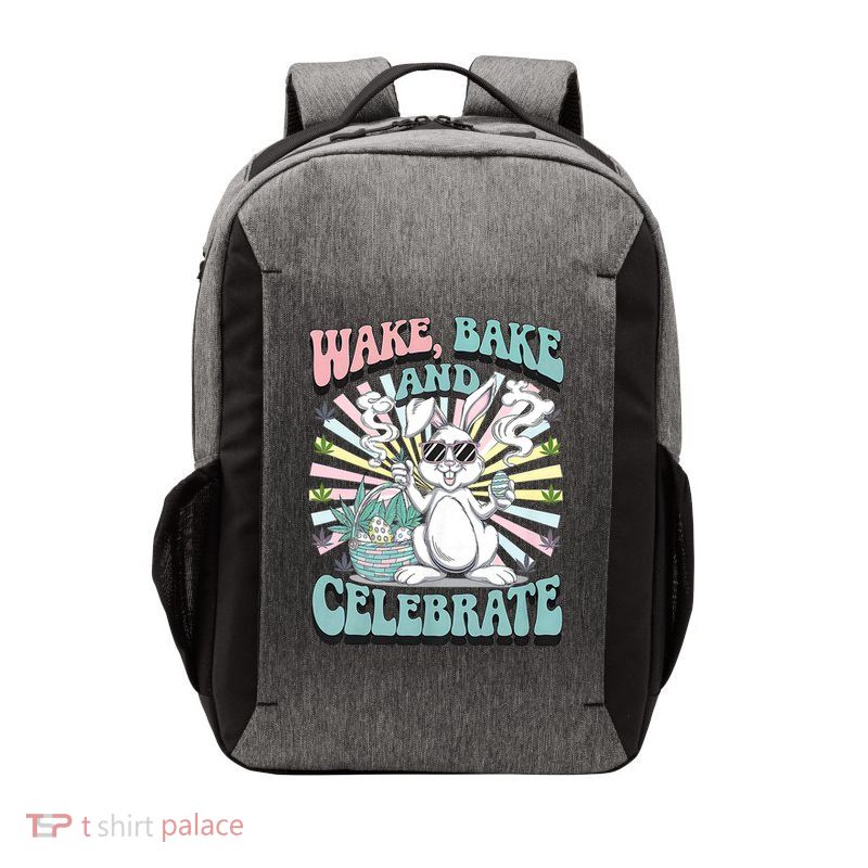 Easter Bunny Marijuana Cannabis Stoned 420 Weed Happy 420 Vector Backpack