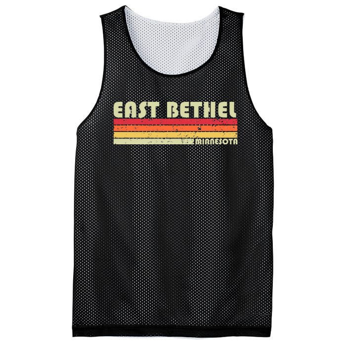 East Bethel Mn Minnesota Funny City Home Roots Gift Retro Mesh Reversible Basketball Jersey Tank