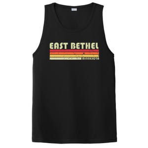 East Bethel Mn Minnesota Funny City Home Roots Gift Retro PosiCharge Competitor Tank