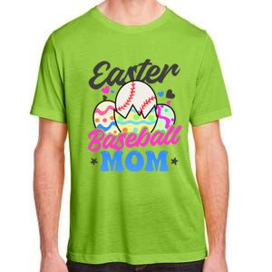 Easter Baseball Mom Design Easter Baseball Gift Adult ChromaSoft Performance T-Shirt