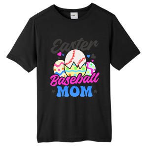 Easter Baseball Mom Design Easter Baseball Gift Tall Fusion ChromaSoft Performance T-Shirt