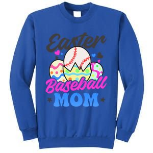 Easter Baseball Mom Design Easter Baseball Gift Sweatshirt