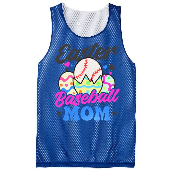 Easter Baseball Mom Design Easter Baseball Gift Mesh Reversible Basketball Jersey Tank