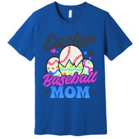 Easter Baseball Mom Design Easter Baseball Gift Premium T-Shirt