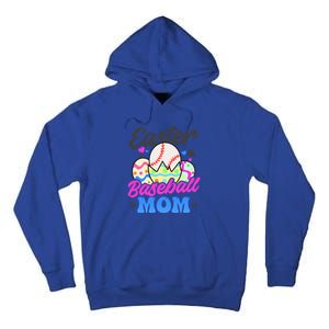 Easter Baseball Mom Design Easter Baseball Gift Tall Hoodie