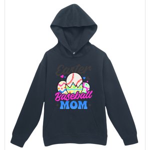 Easter Baseball Mom Design Easter Baseball Gift Urban Pullover Hoodie