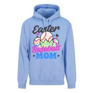 Easter Baseball Mom Design Easter Baseball Gift Unisex Surf Hoodie