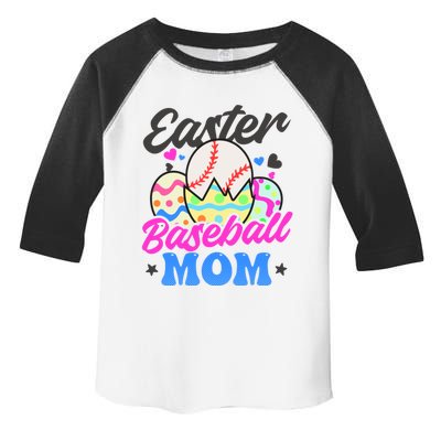 Easter Baseball Mom Design Easter Baseball Gift Toddler Fine Jersey T-Shirt