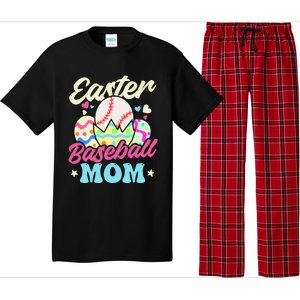 Easter Baseball Mom Design Easter Baseball Gift Pajama Set