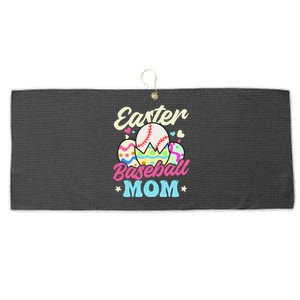 Easter Baseball Mom Design Easter Baseball Gift Large Microfiber Waffle Golf Towel