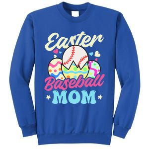 Easter Baseball Mom Design Easter Baseball Gift Sweatshirt