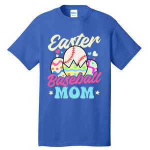 Easter Baseball Mom Design Easter Baseball Gift Tall T-Shirt