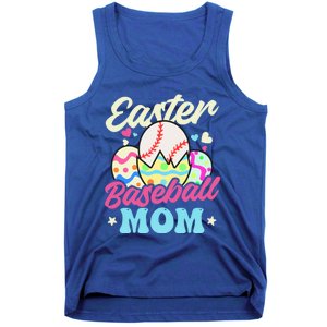 Easter Baseball Mom Design Easter Baseball Gift Tank Top