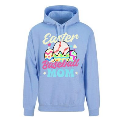 Easter Baseball Mom Design Easter Baseball Gift Unisex Surf Hoodie