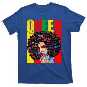 Educated Black Magic Meaningful Gift Juneteenth African Queen Gift T-Shirt