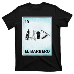 El Barbero Mexican Barber Cards T-Shirt