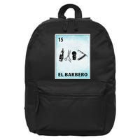 El Barbero Mexican Barber Cards 16 in Basic Backpack